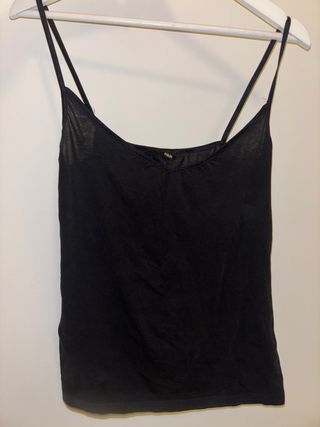 Top H&M Negro Tirantes Finos