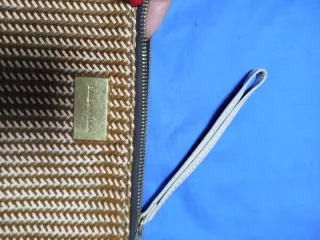 BIMBA Y LOLA Cartera Marrón y Dorada