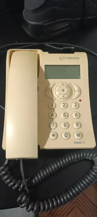 Teléfono Fijo Movistar Beige