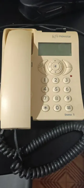 Teléfono Fijo Movistar Beige