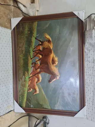 Quadro a olio Cavalli