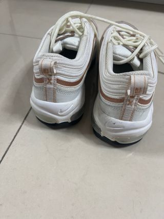 Nike Air Max Deportivas Oro Blanco