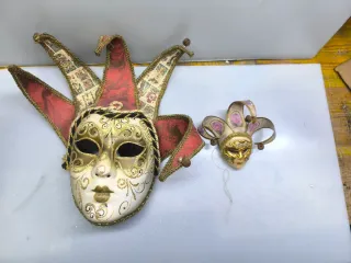 Conjunto 2 Máscaras Venecianas Carnaval