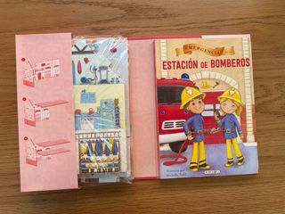 Libro y puzzle Bomberos