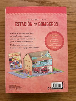 Libro y puzzle Bomberos