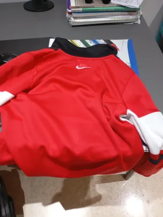 Sudadera Nike Air Roja y Blanca