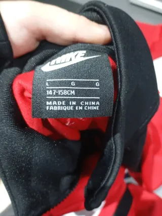 Sudadera Nike Air Roja y Blanca