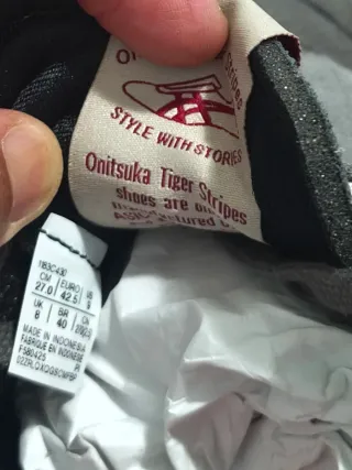 Tenis Asics Onitsuka Tiger Hombre Gris/Rojo