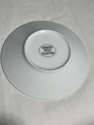 Set 3 Tazzine con Piattino Venezia Gold Collection