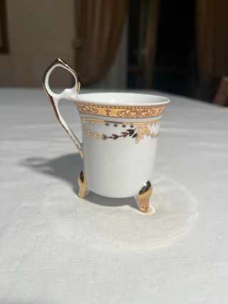 Set 3 Tazzine con Piattino Venezia Gold Collection