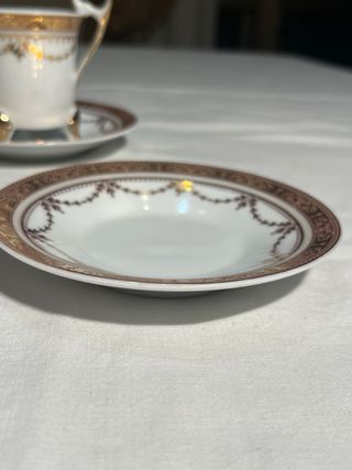 Set 3 Tazzine con Piattino Venezia Gold Collection