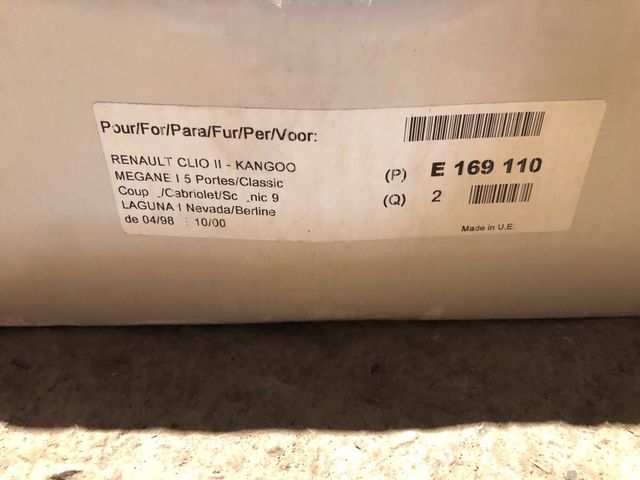 Discos delanteros renault dacia nuevos