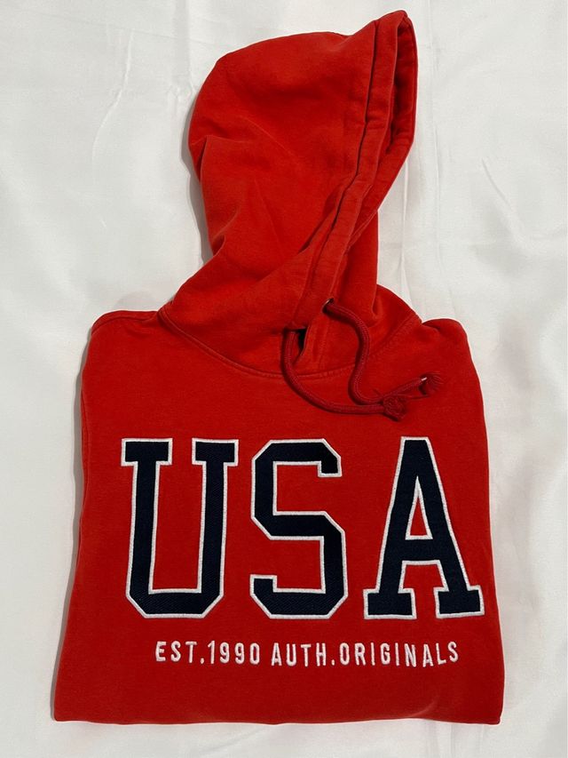 Sudadera USA Est. 1990 Roja