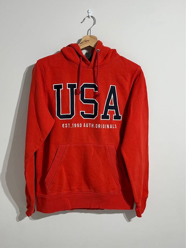 Sudadera USA Est. 1990 Roja