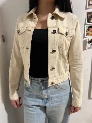 Chaqueta Beige Mujer