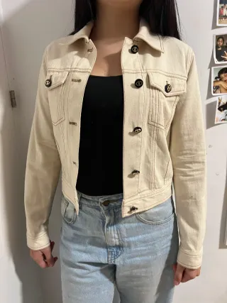 Chaqueta Beige Mujer