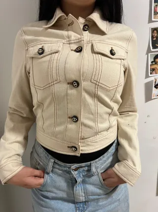 Chaqueta Beige Mujer