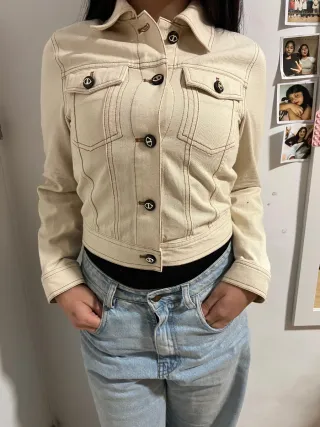 Chaqueta Beige Mujer