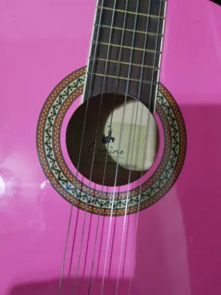 Guitarra Acústica Carmino Rosa