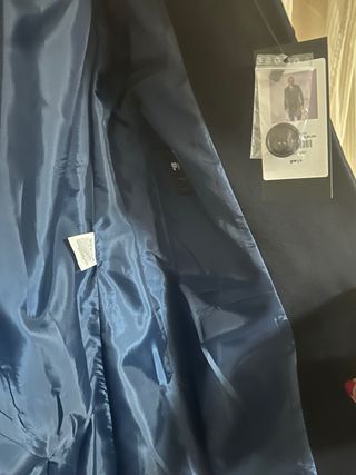 Abrigo de paño azul hombre a estrenar