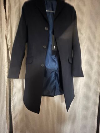 Abrigo de paño azul hombre a estrenar
