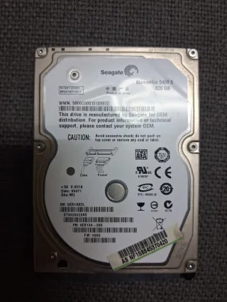 Disco Duro Seagate 320GB