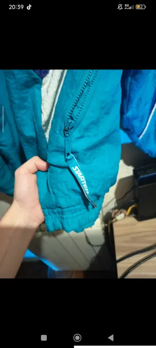 Chaqueta Starter Vintage Charlotte Hornets