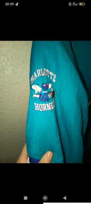 Chaqueta Starter Vintage Charlotte Hornets