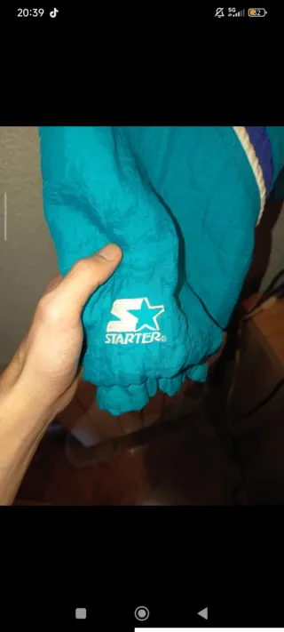 Chaqueta Starter Vintage Charlotte Hornets