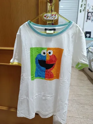 Camiseta Elmo y Tricky Barrio Sésamo