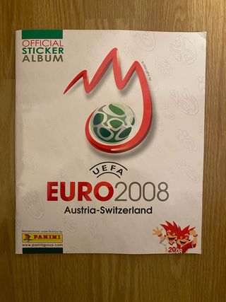 Album cromos Euro 2008 Austria-Suiza