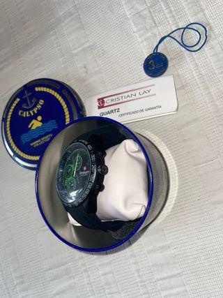 Reloj Brenatt Cronógrafo Negro y Verde