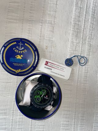 Reloj Brenatt Cronógrafo Negro y Verde