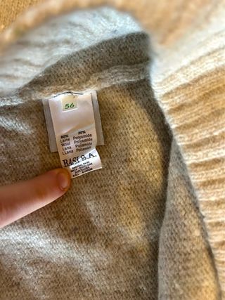 Jersey Lacoste vintage lana premium S retro