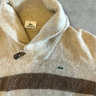 Jersey Lacoste vintage lana premium S retro