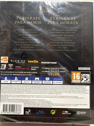 Dark Souls Trilogy PS4 Precintado + DLC