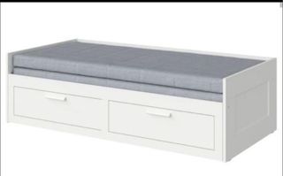 Cama Diván Ikea Blanca con Colchones