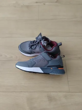 Zapatillas Fitville Mujer Talla 38 Gris/Rojo