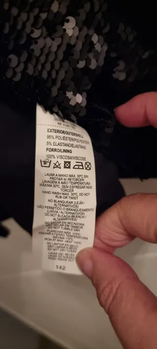 Chaqueta lentejuelas y terciopelo