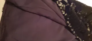 Chaqueta lentejuelas y terciopelo