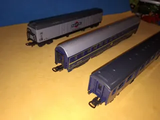 Lote 3 vagones Lima escala H0