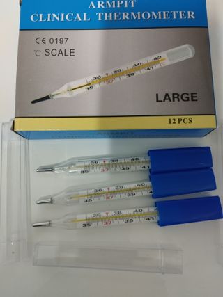 3 armpit clinical thermometer  Anni '90 Nuovi