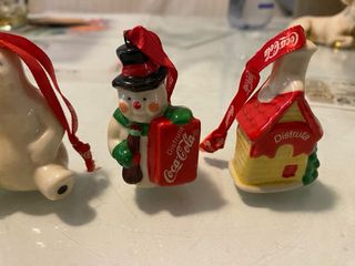 Figuritas Coca Cola Navidad de porcelana