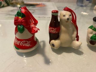 Figuritas Coca Cola Navidad de porcelana