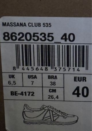 Zapatillas Munich Massana Talla 40 Nuevas