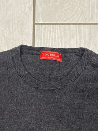 Tino Cosma Pullover Lana Vergine Grigio