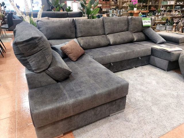 OUTLET Sofa Cama Chaise Longue Rinconera 345 cm