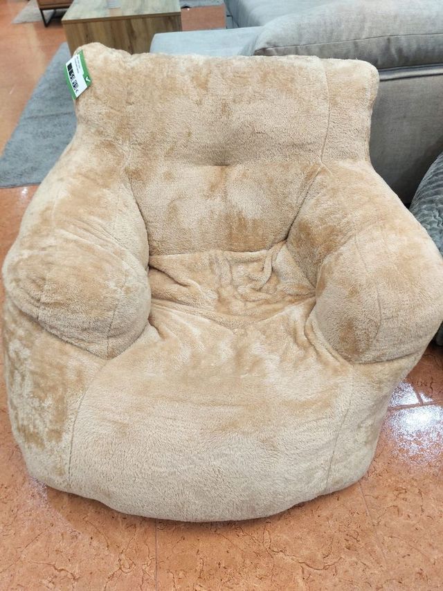 Puff Sillon 1 Plaza Acolchado Diseño Moderno