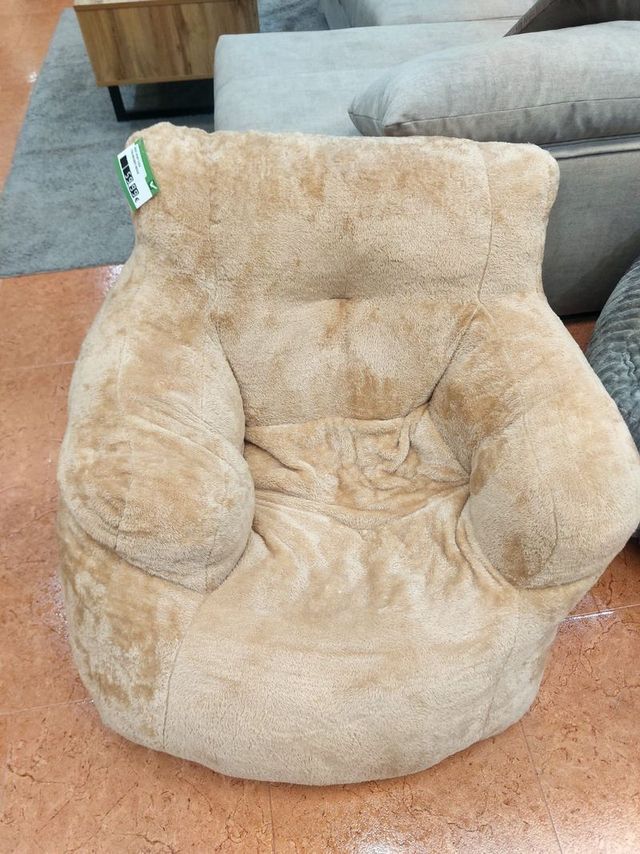 Puff Sillon 1 Plaza Acolchado Diseño Moderno