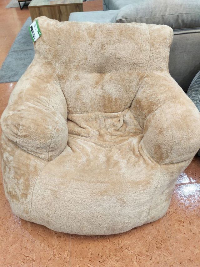 Puff Sillon 1 Plaza Acolchado Diseño Moderno